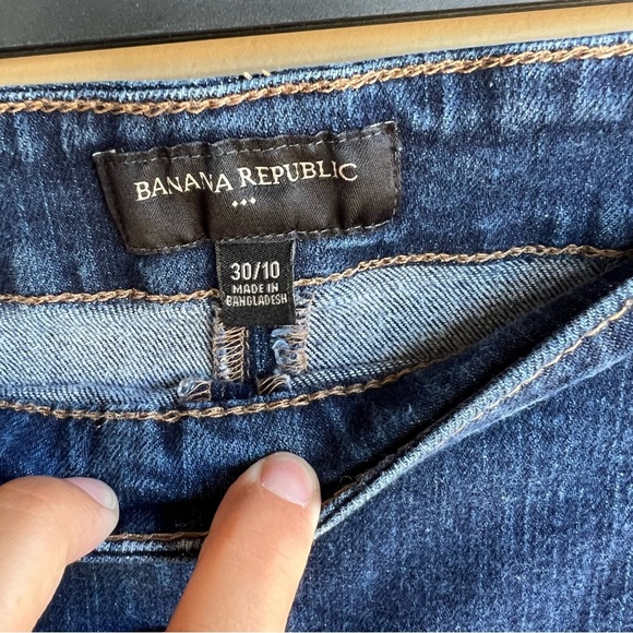 Banana Republic Factory Denim Sailor Short - Size 10 - Nautical Preppy Classic - Picture 2 of 8